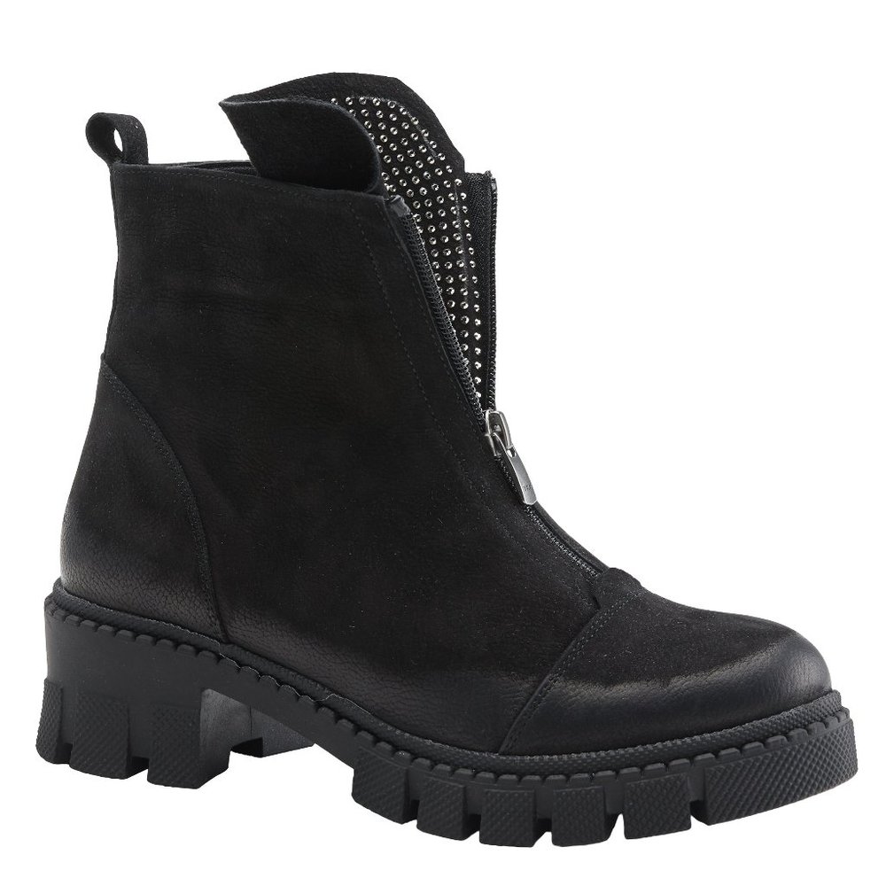 SPRING STEP HURLIA BOOT BLACK NUBUCK